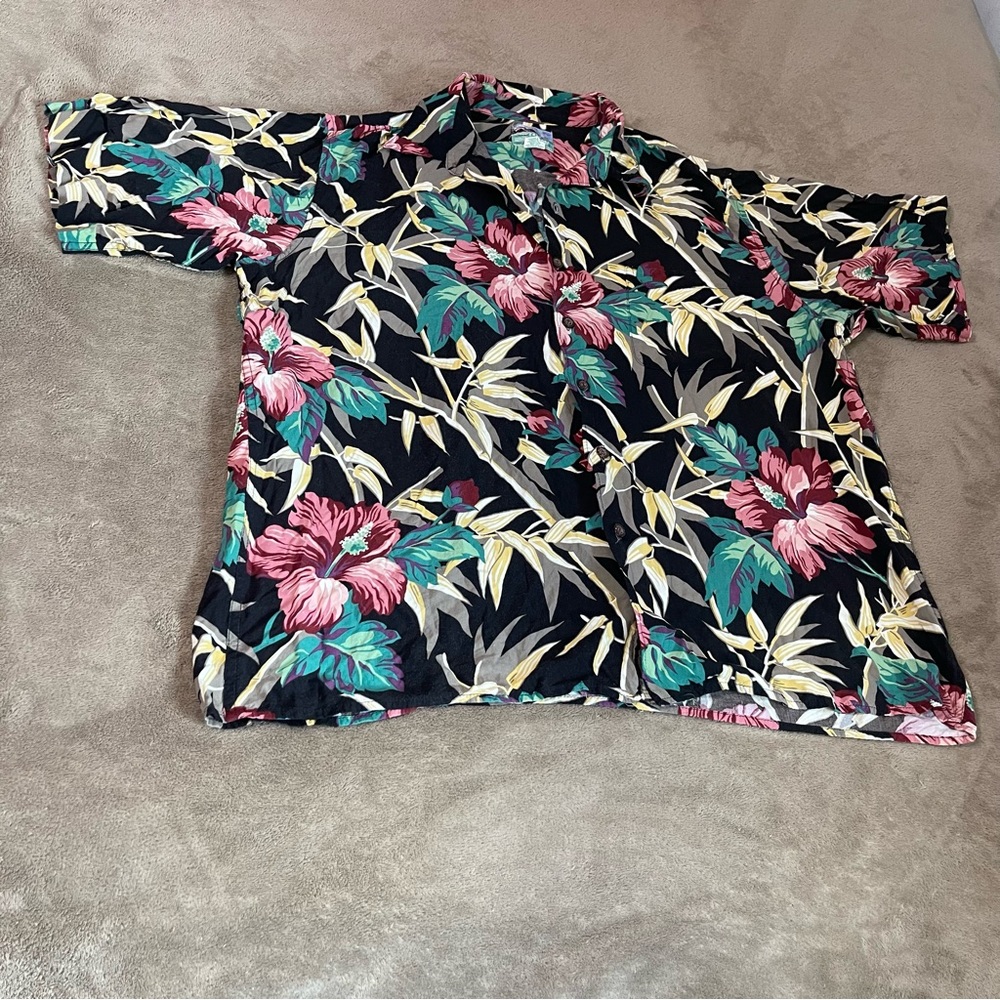 VTG Reyn Spooner Multicolor Tropical Hawaiian Shirt XL